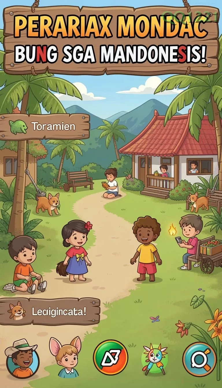 Cuplikan layar FOKUS777 — menu navigasi
