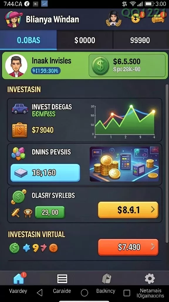 Cuplikan layar RK55 — menu navigasi